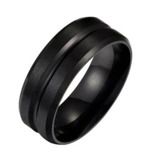 Men Black Ring