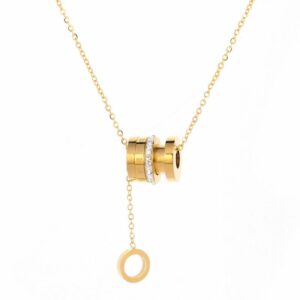 Interlinking Zircon Necklace